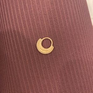 Maya Jewelry “Warhorse” 14k Rose Gold Seam Ring